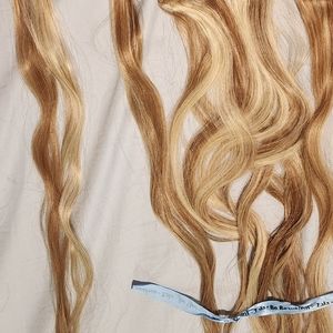 Clip in hair extensions